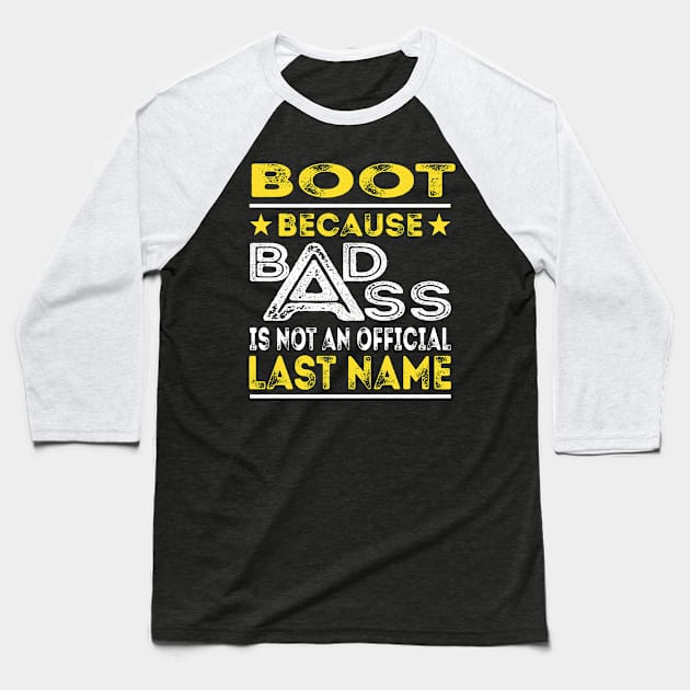 BOOT Baseball T-Shirt by Middy1551